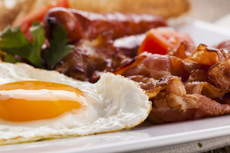 Fresh breakfast spread at Station Deli